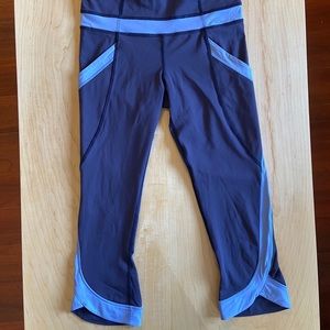 Lululemon Pace Rival Crop- Side Cellphone pocket